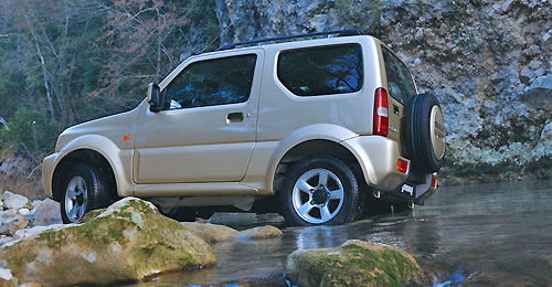 Neat, compact styling complements the fuel efficient engine found in the exceptionally capable Suzuki Jimny.